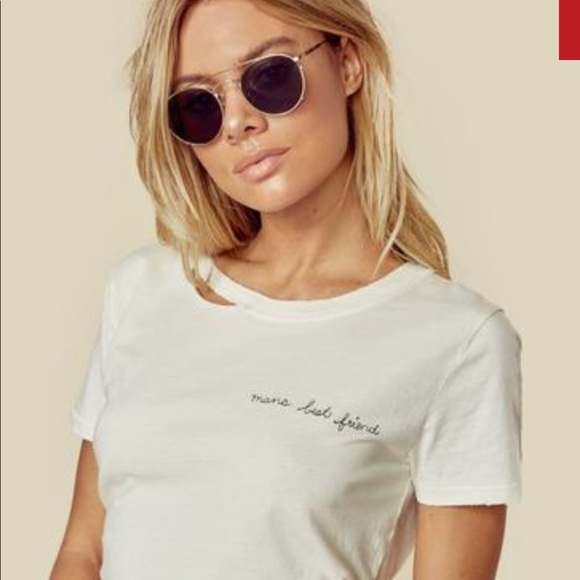 philanthropy Tops - PHILANTHROPY mans best friend distressed T-shirt